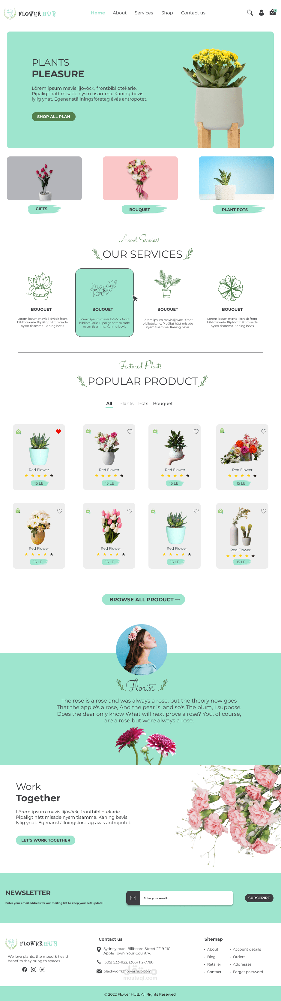 Flower Hub مستقل