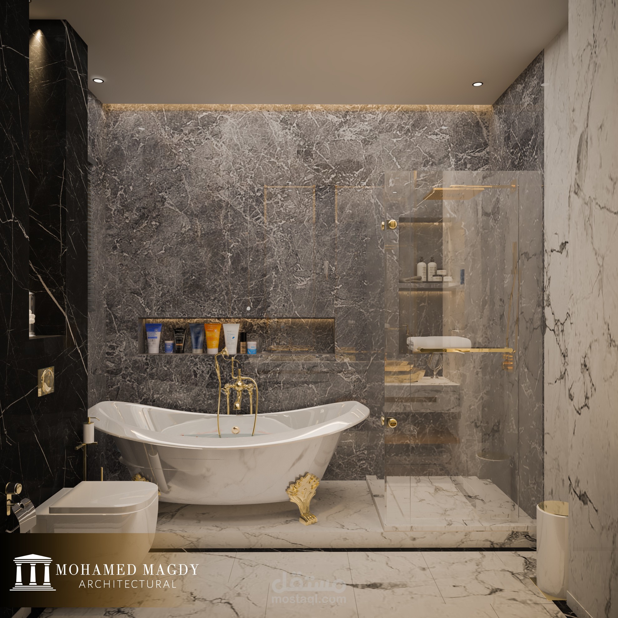 Bathroom interior design | مستقل