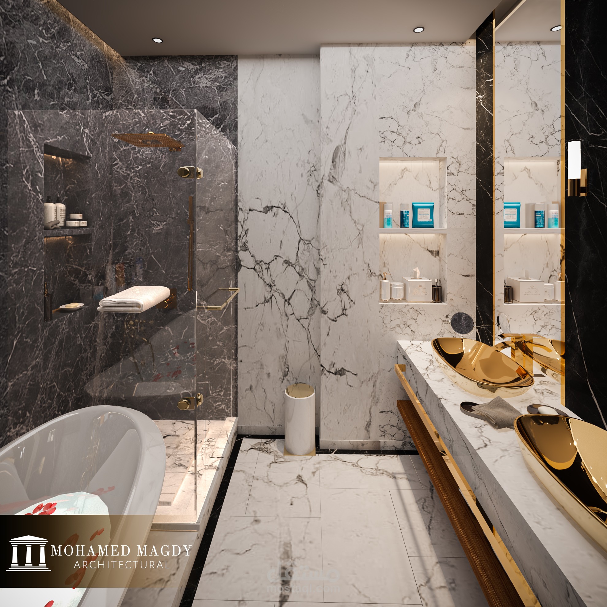 Bathroom interior design | مستقل