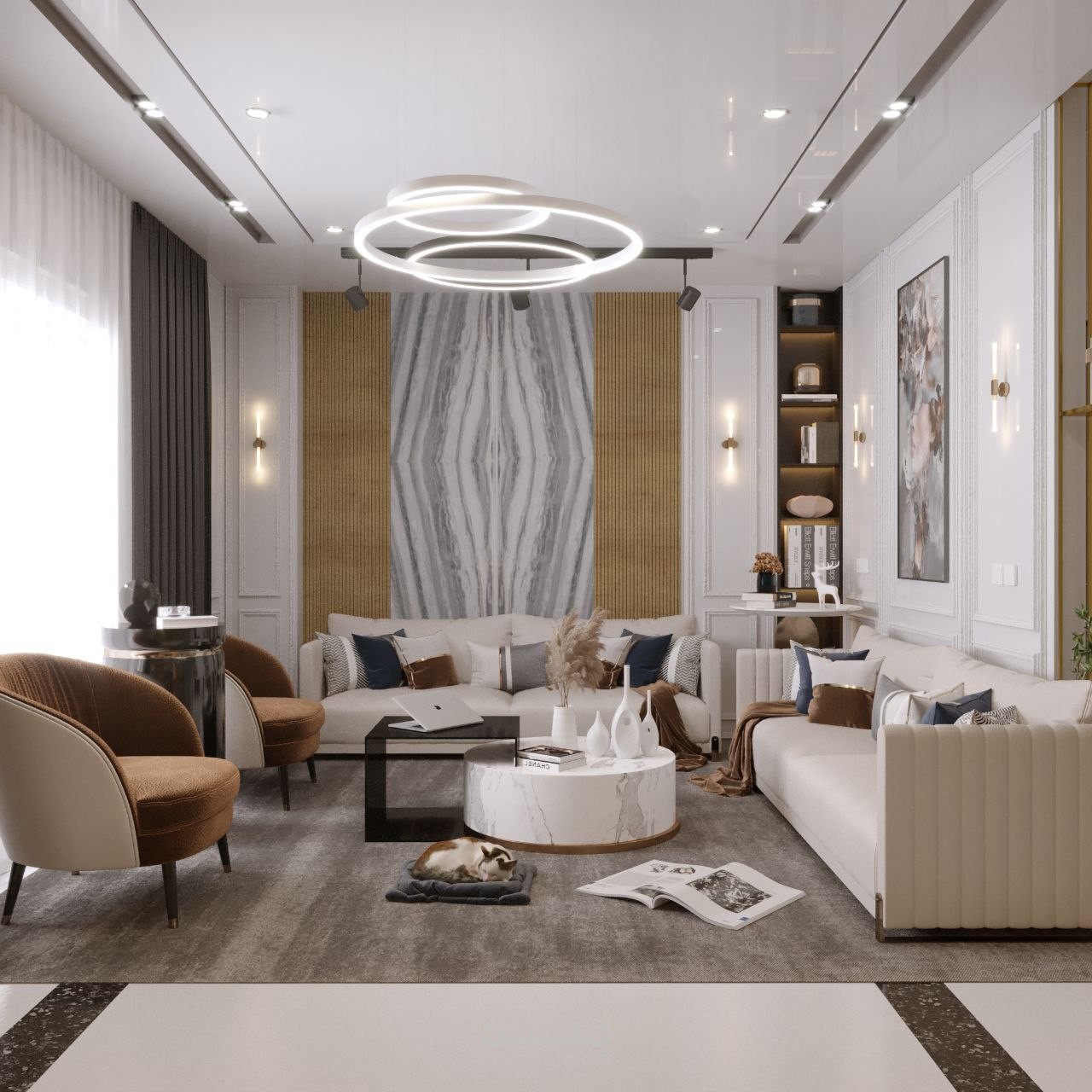 تصميم صالة استقبال | مستقل