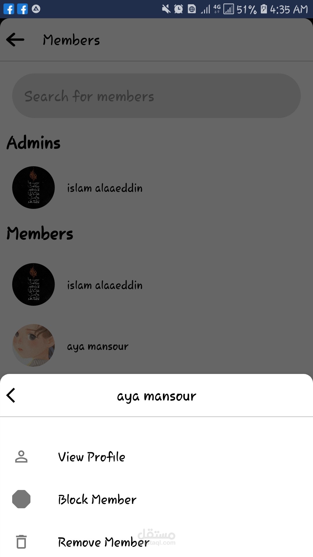 Social Media App(FacebookLike) مستقل