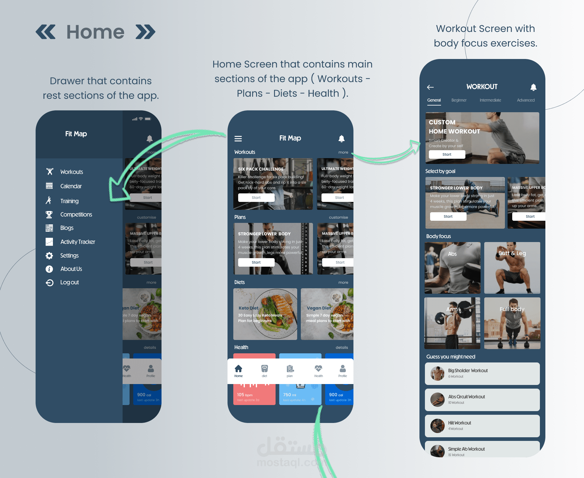 Fit Map - Fitness App | مستقل