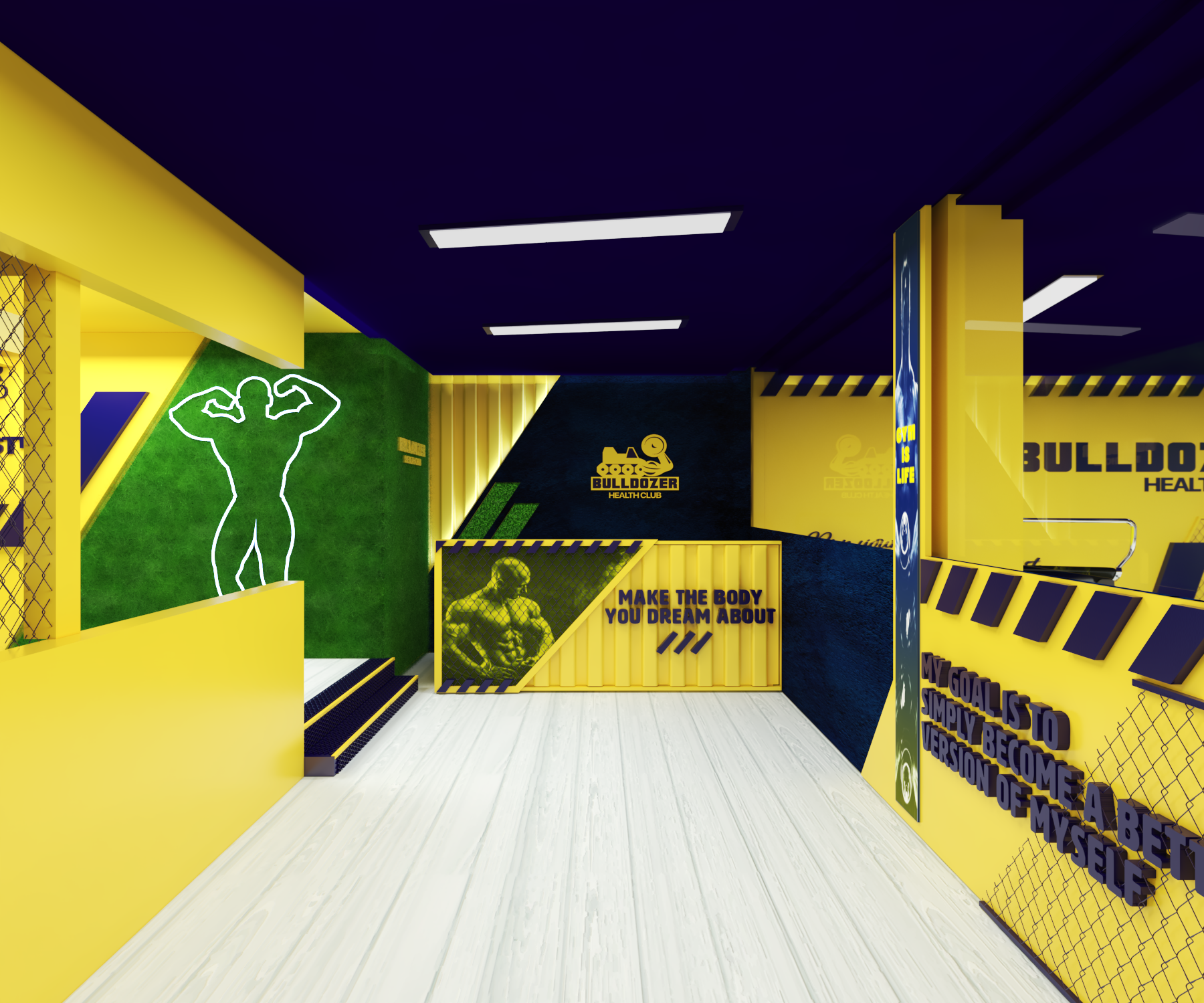 Gym Interior Design 