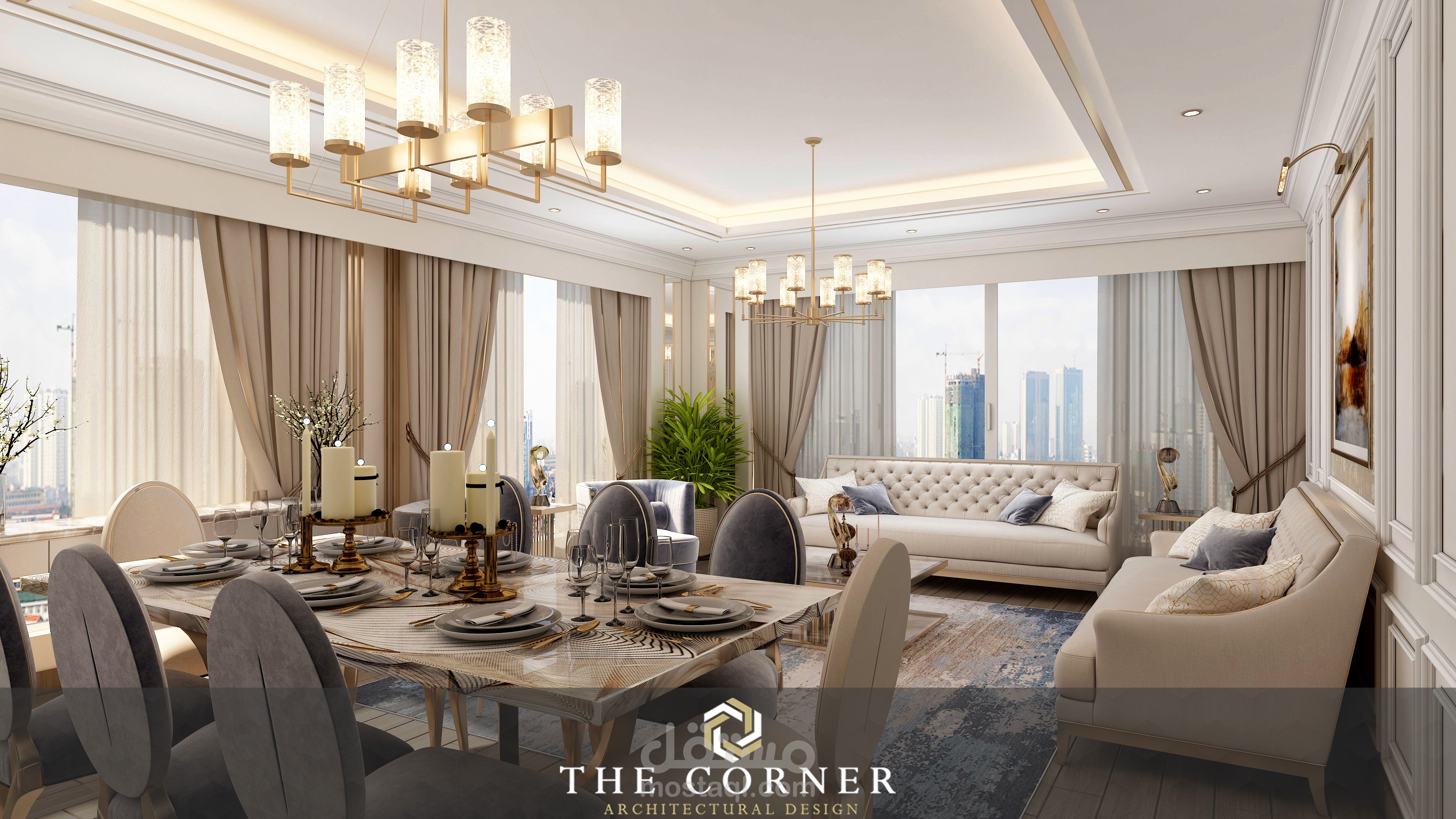 Sitting room & Dining room مستقل