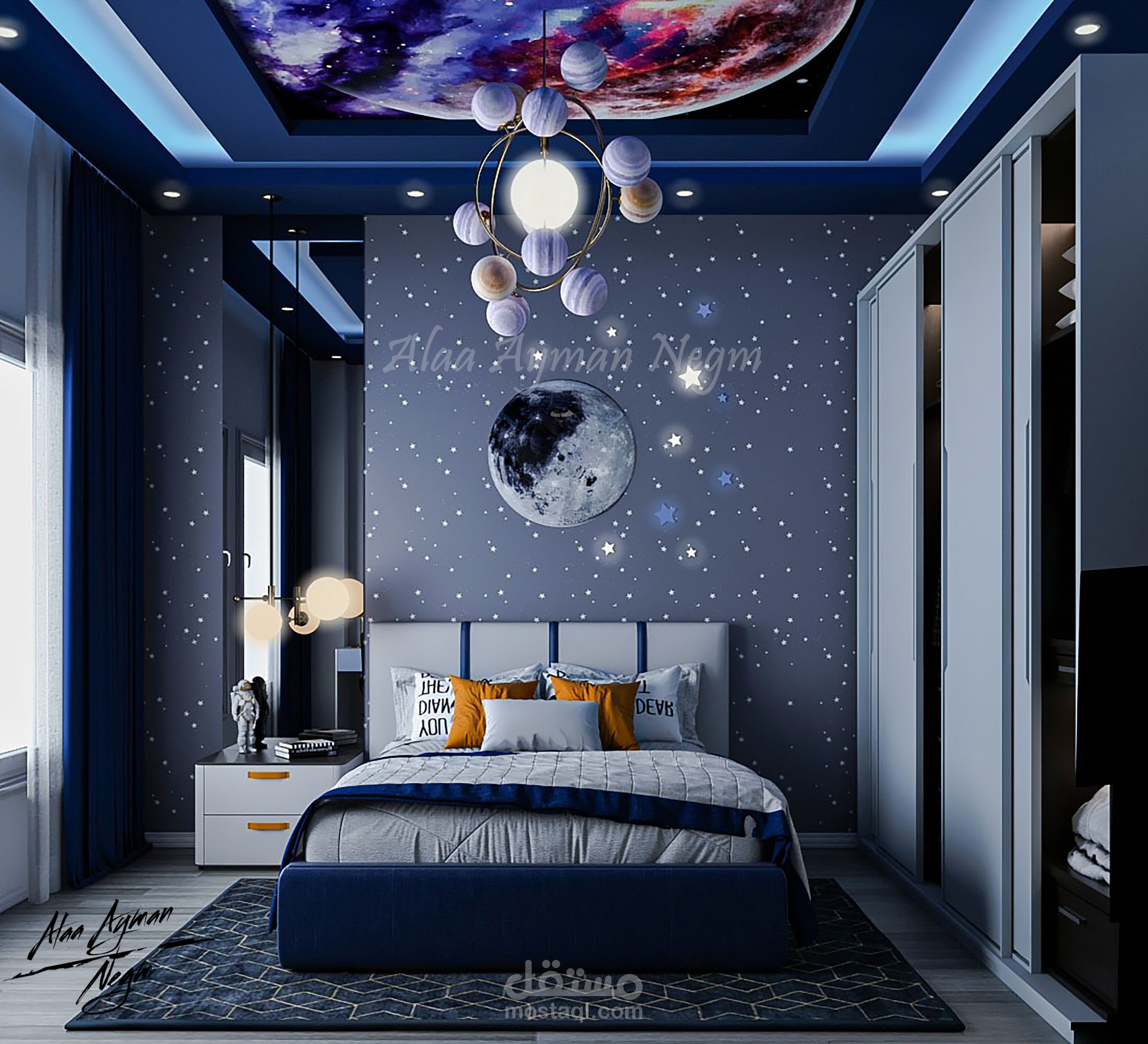 GALAXY BEDROOM | مستقل