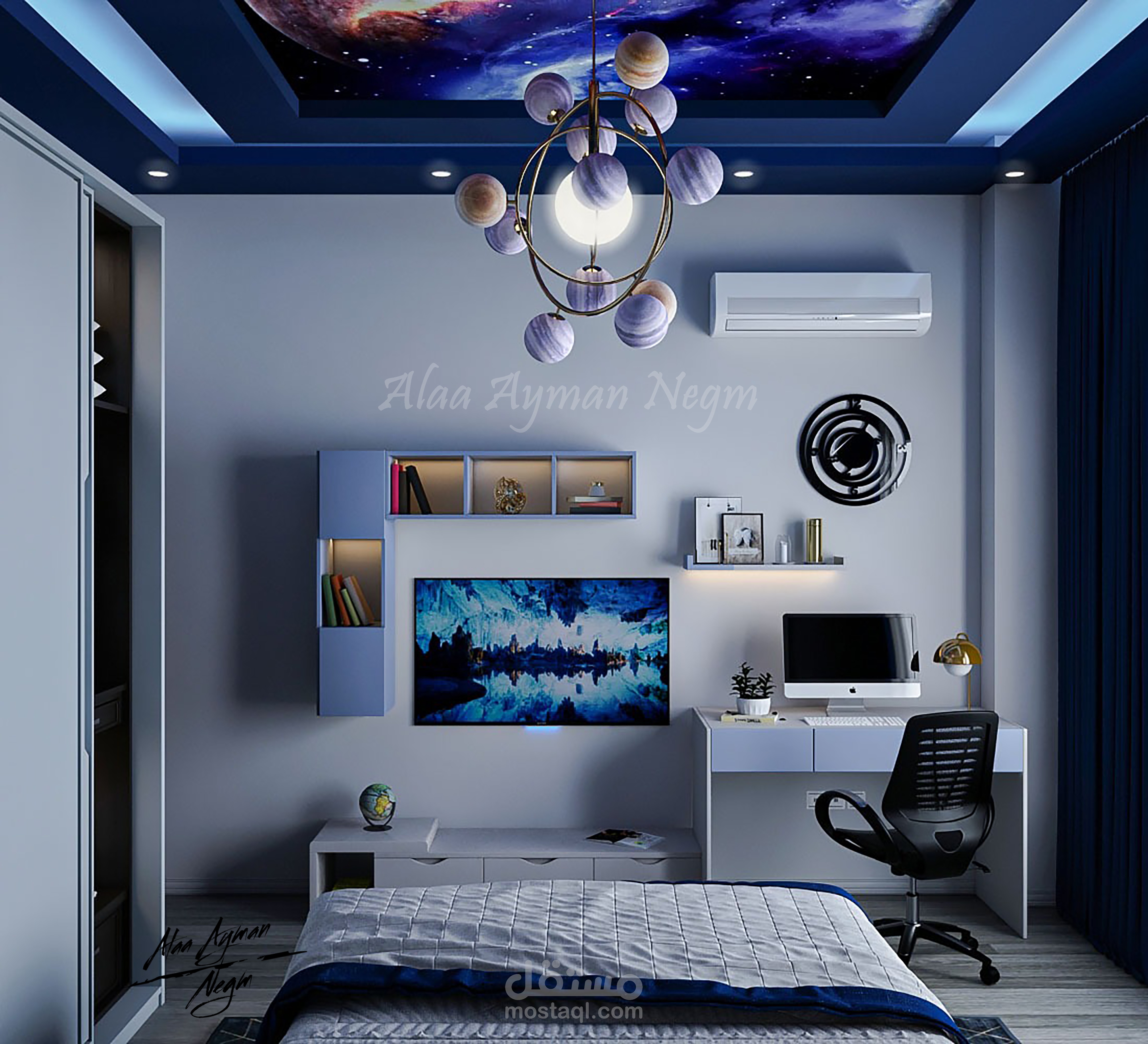 GALAXY BEDROOM | مستقل