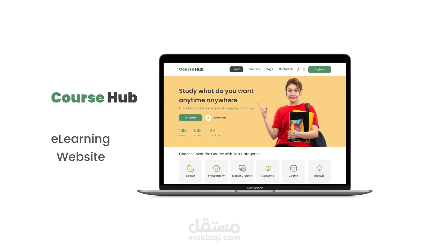 Course Hub Website | مستقل