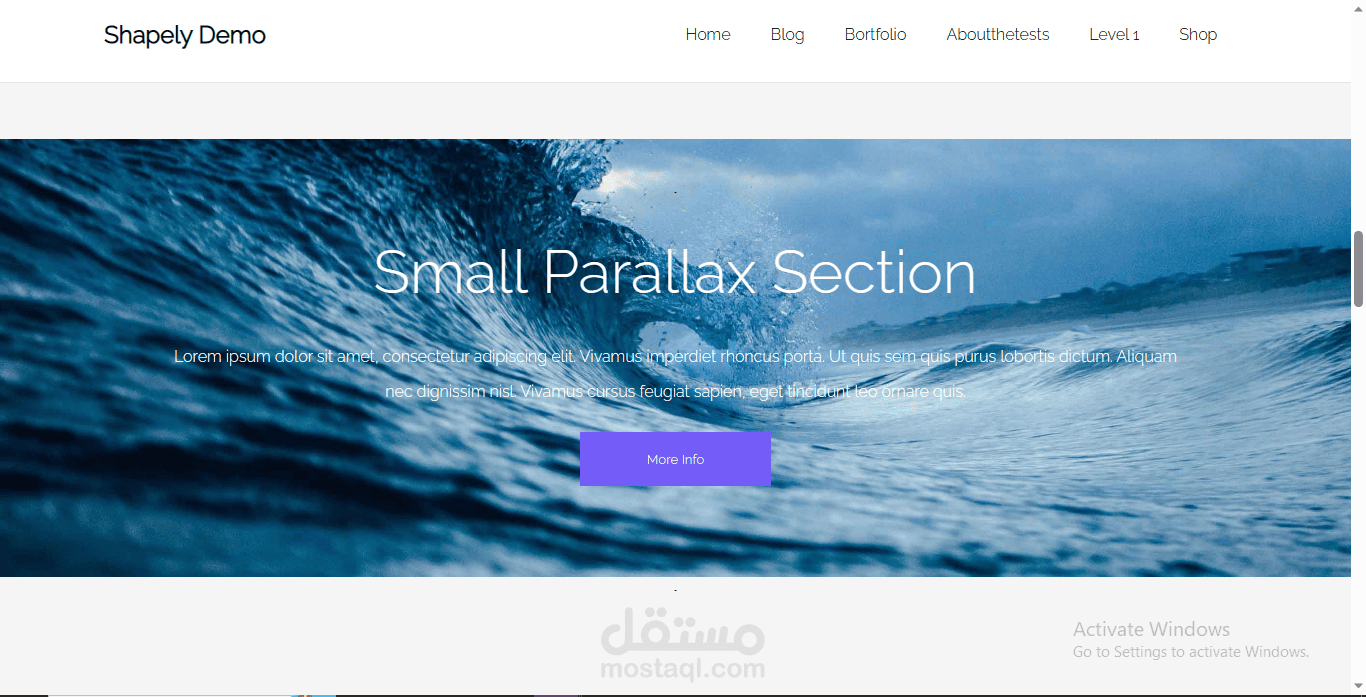 Front - End Project / Shapely | مستقل