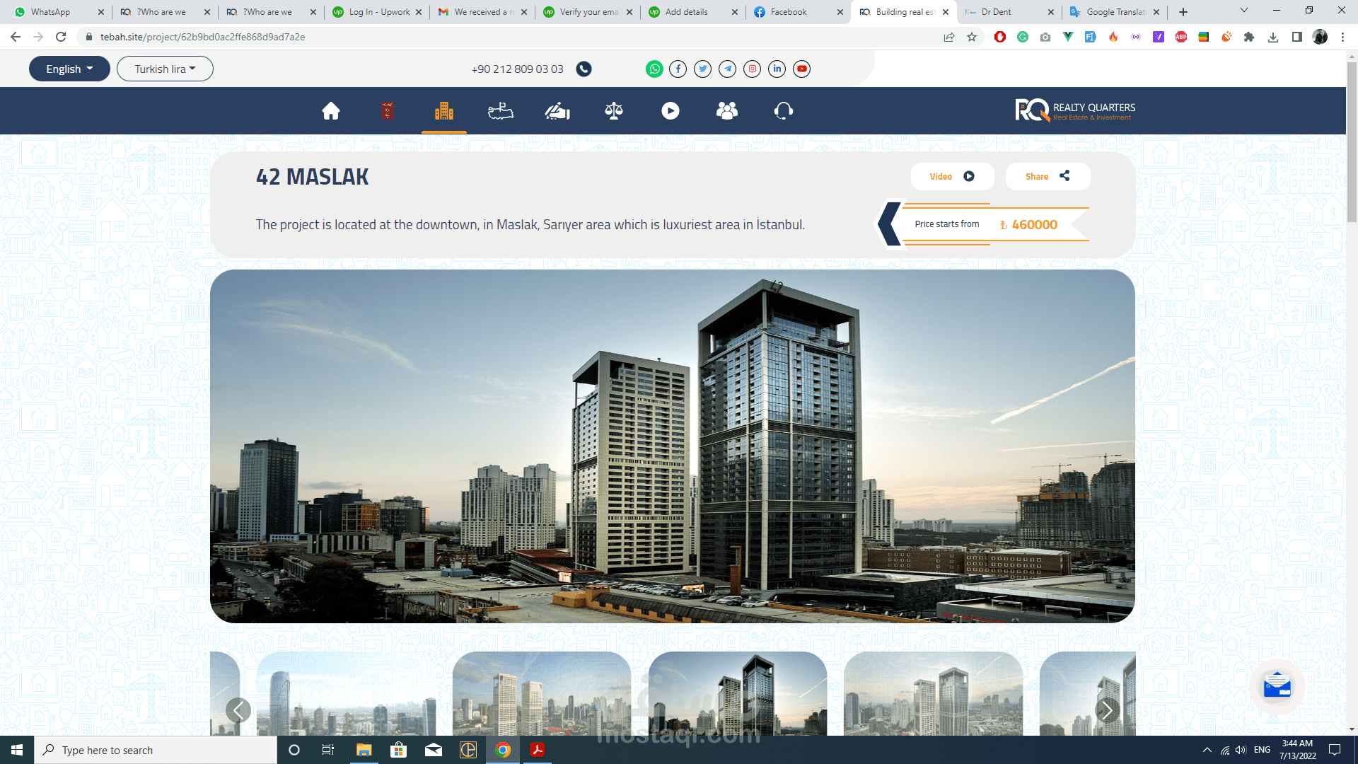 realty quarters مستقل