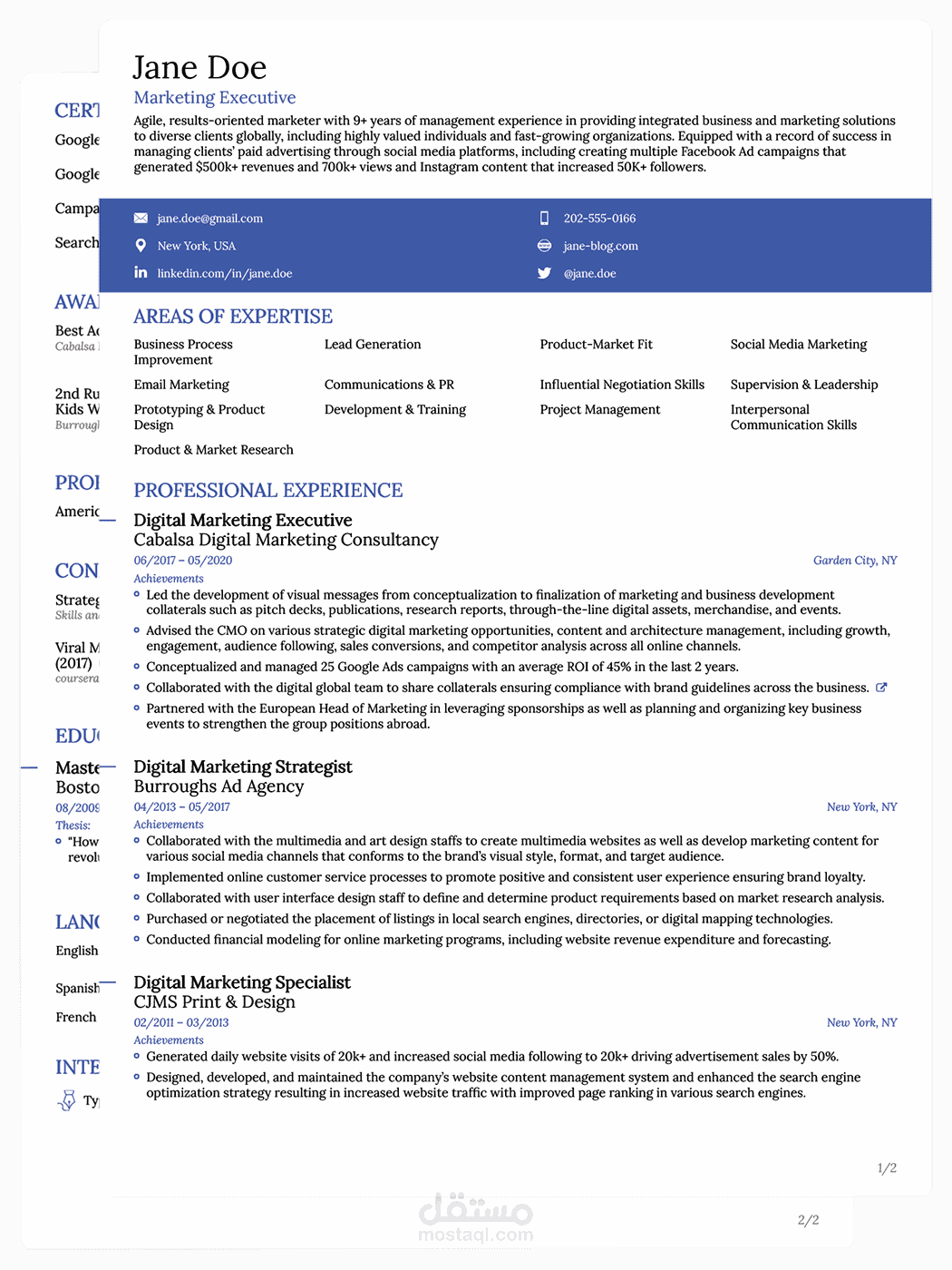 Simple Cv Examples Uk