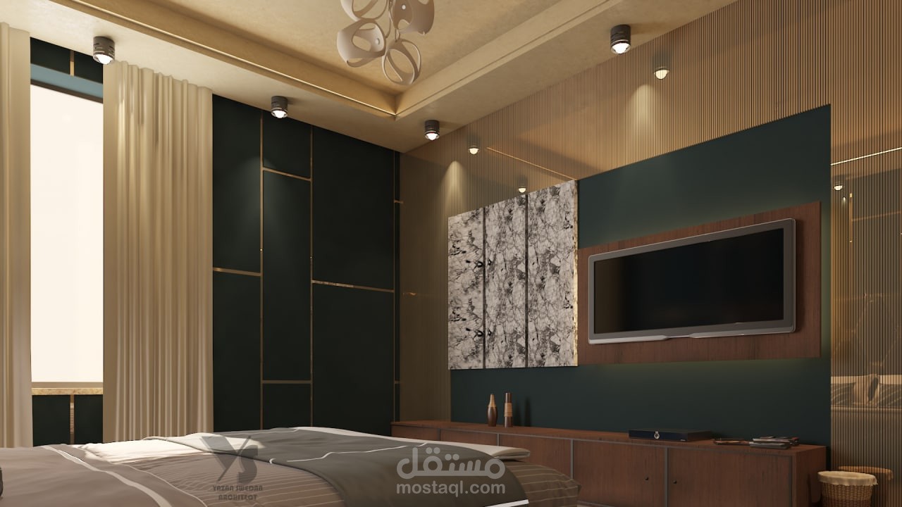 Interior design for master bedroom | مستقل