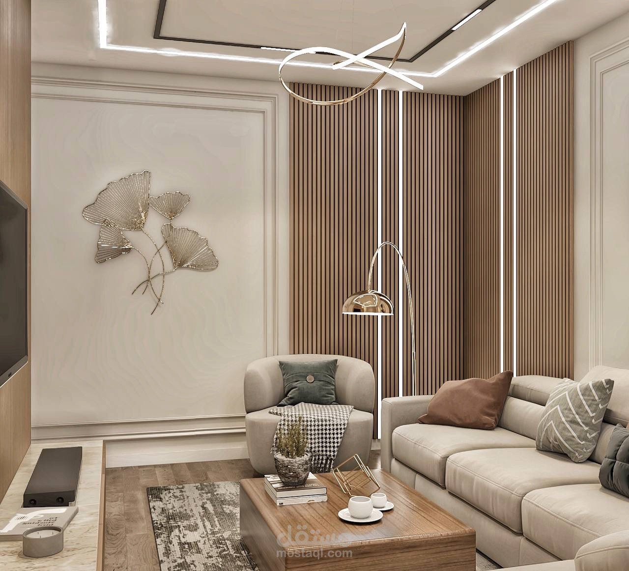 Living room design | مستقل
