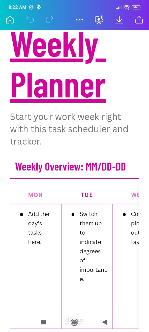 planner | مستقل