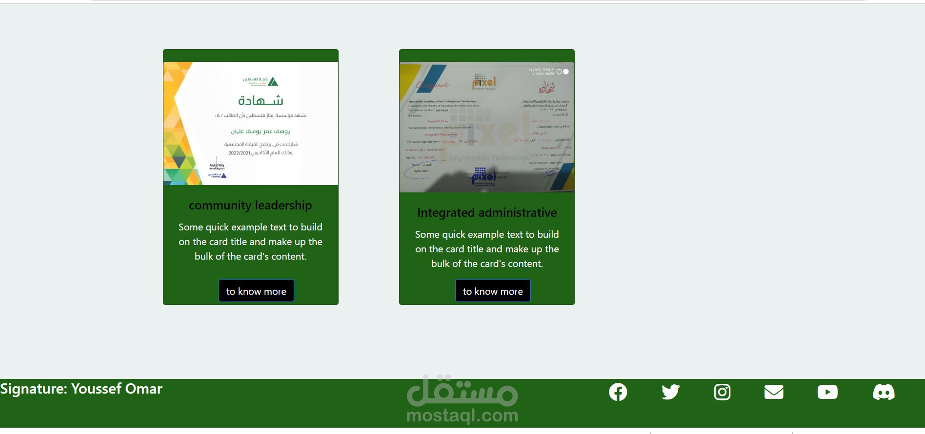 انشاء CV خاص بك عن طريق (html,css) | مستقل