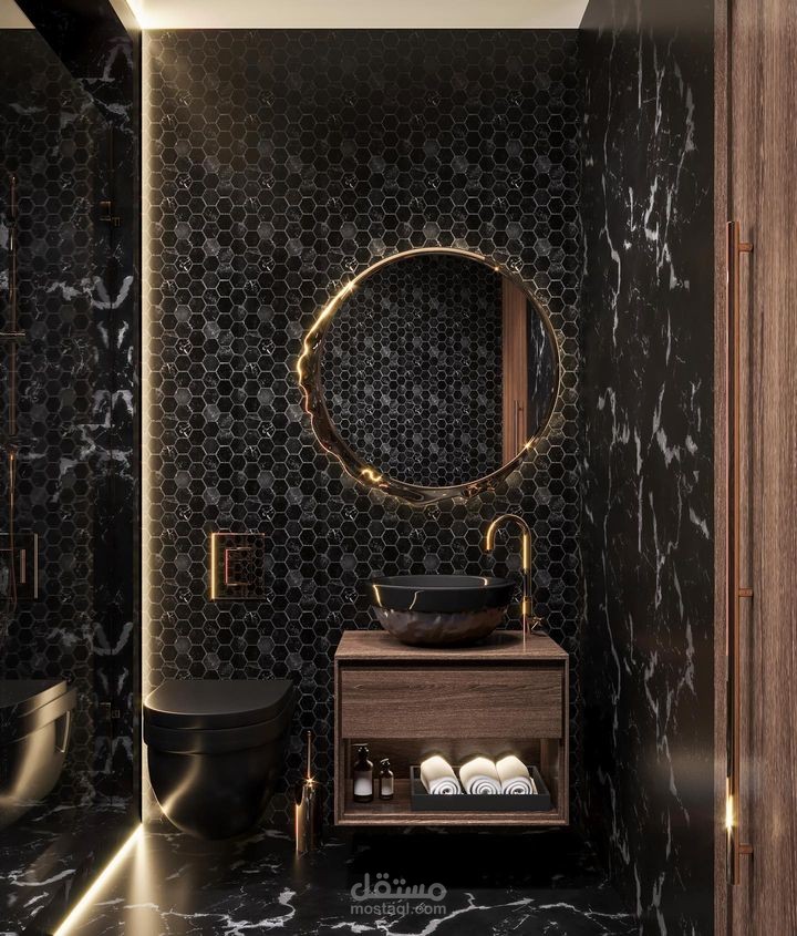تصميم حمام فاخر | مستقل