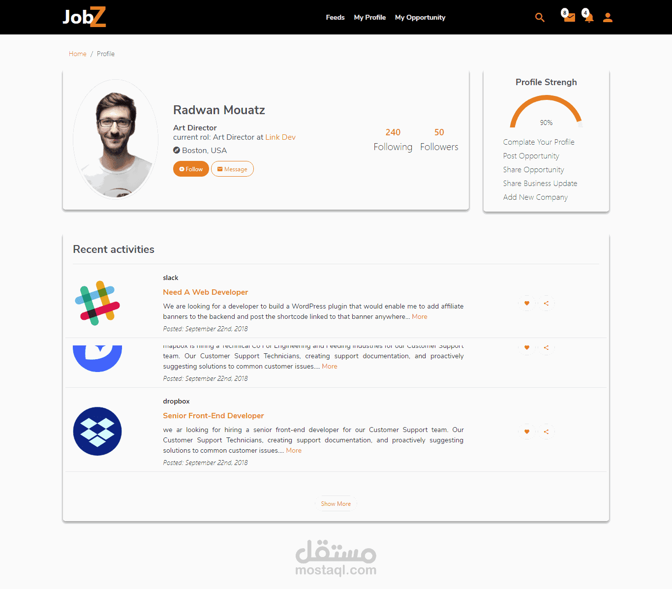 Jobz Bootstrap 4 Template Jobz Bootstrap 4 Template
