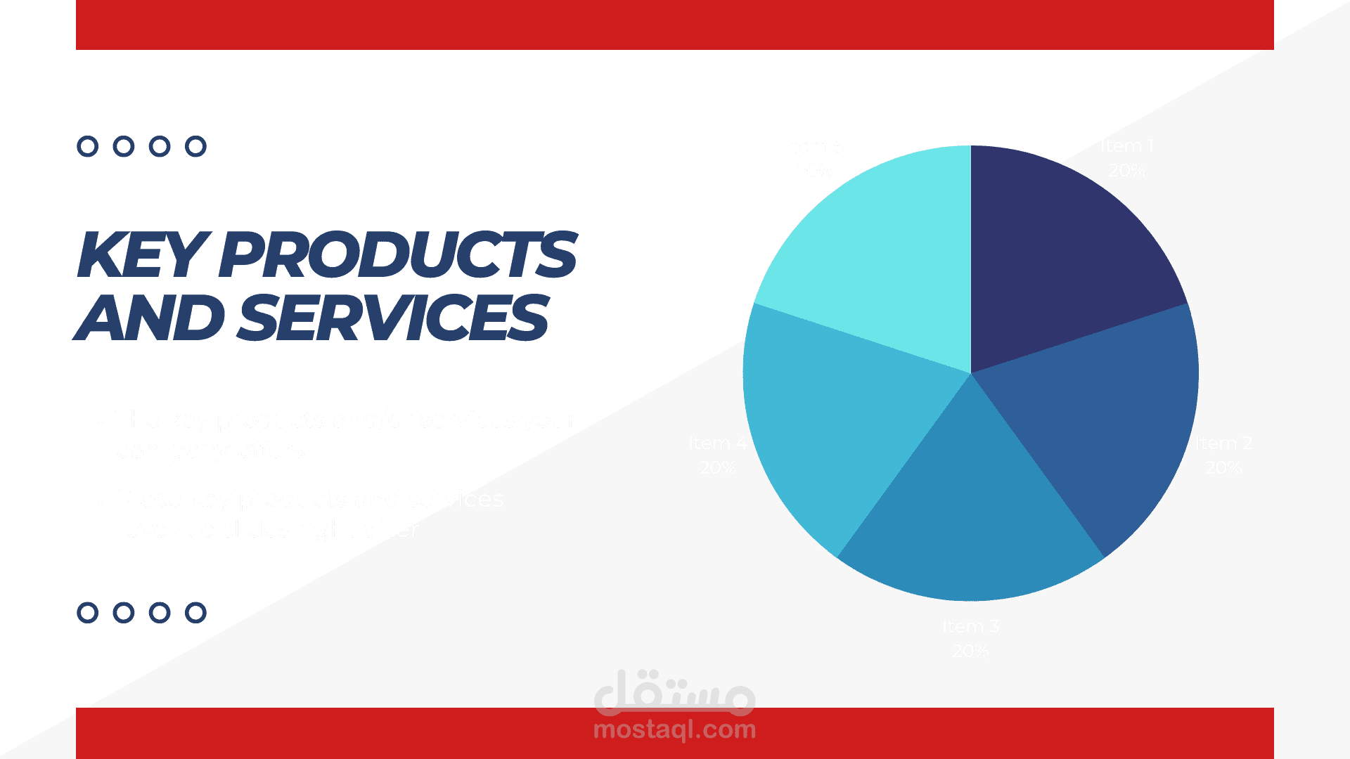 تصميم برزنتيشن احترافي للشركات مستقل