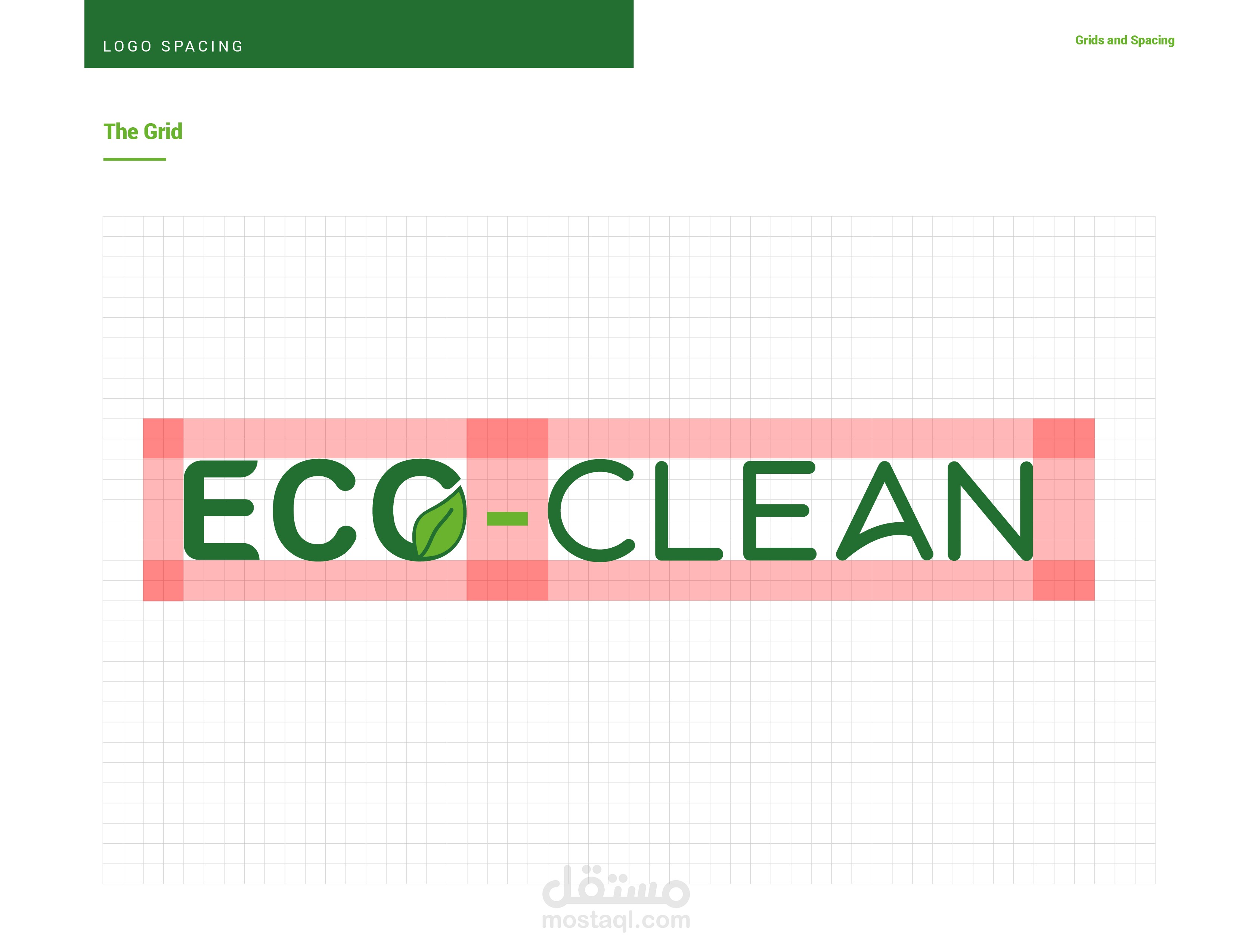 تصميم الشعار لـ Eco Clean مستقل
