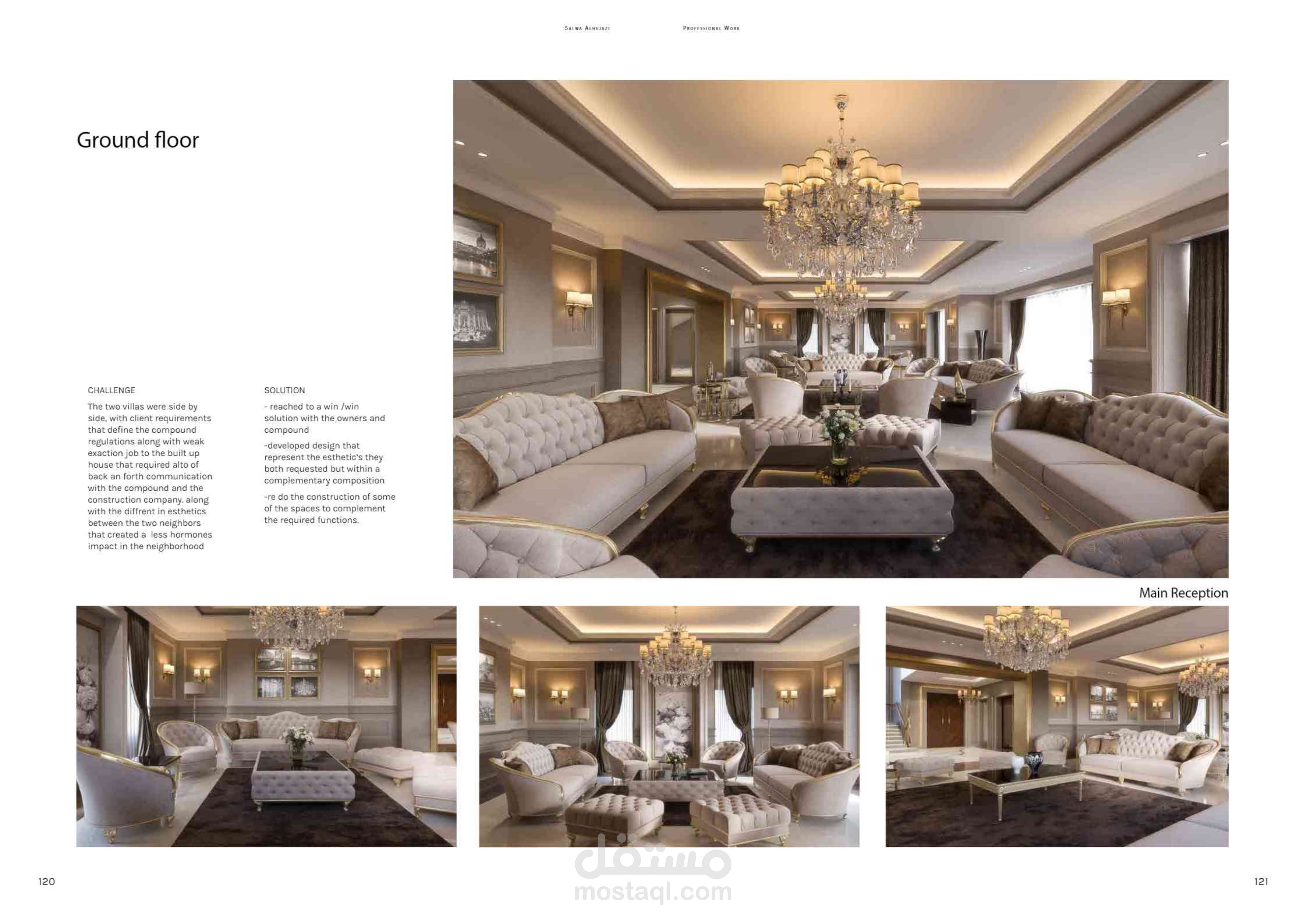 Celestial Elegance: Interior and Elevation Design for a Luxury Villa ...