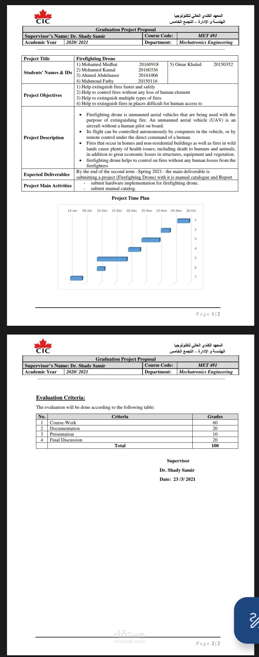 كتابة خطة عمل باستخدام Word And Excel مستقل