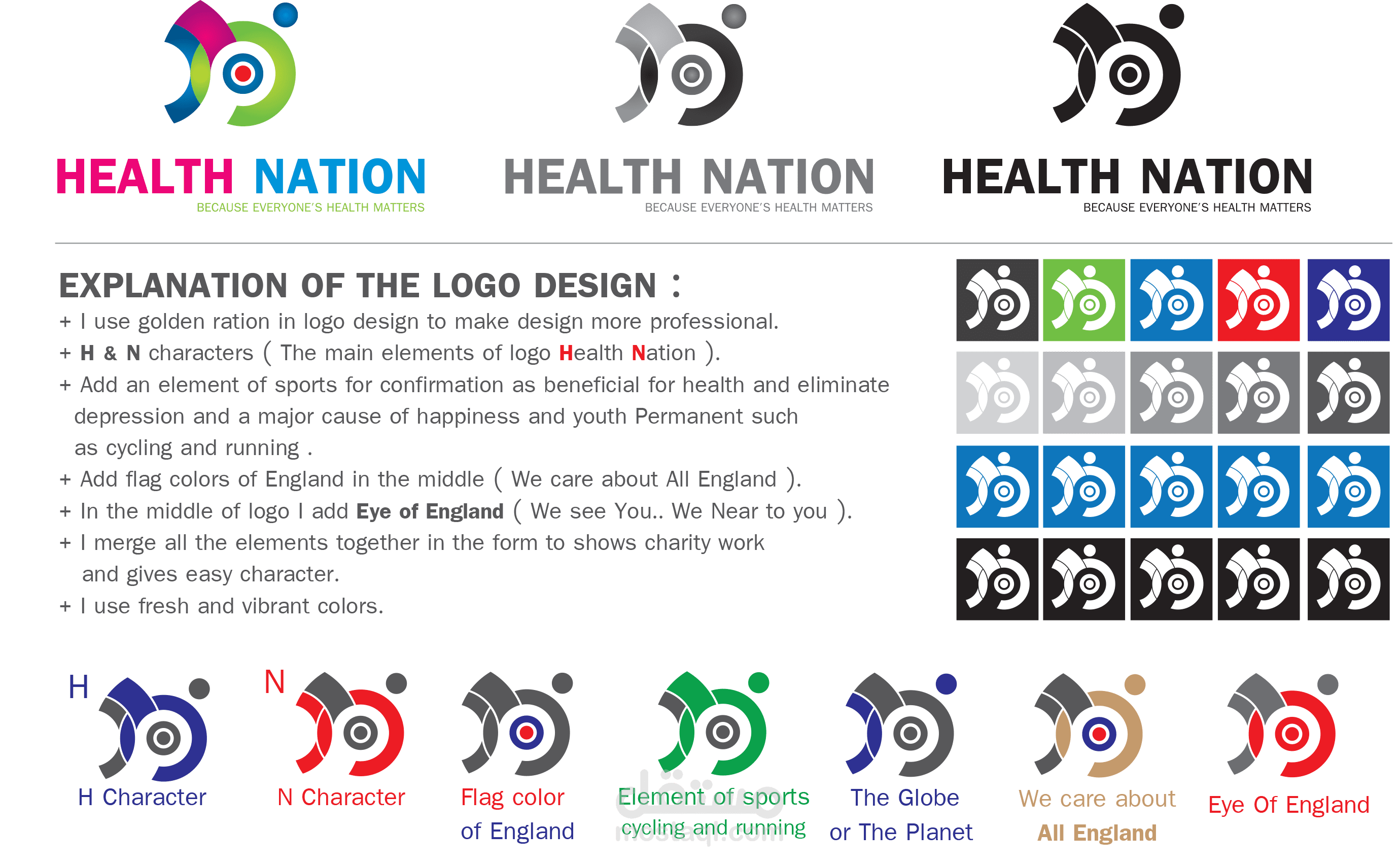 health-nation-uk-logo-design