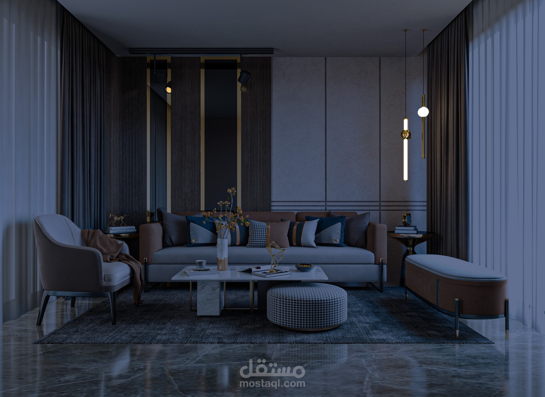 Modern living room | مستقل