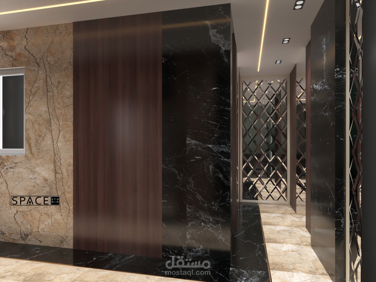 Residential Tower Entrance | مستقل