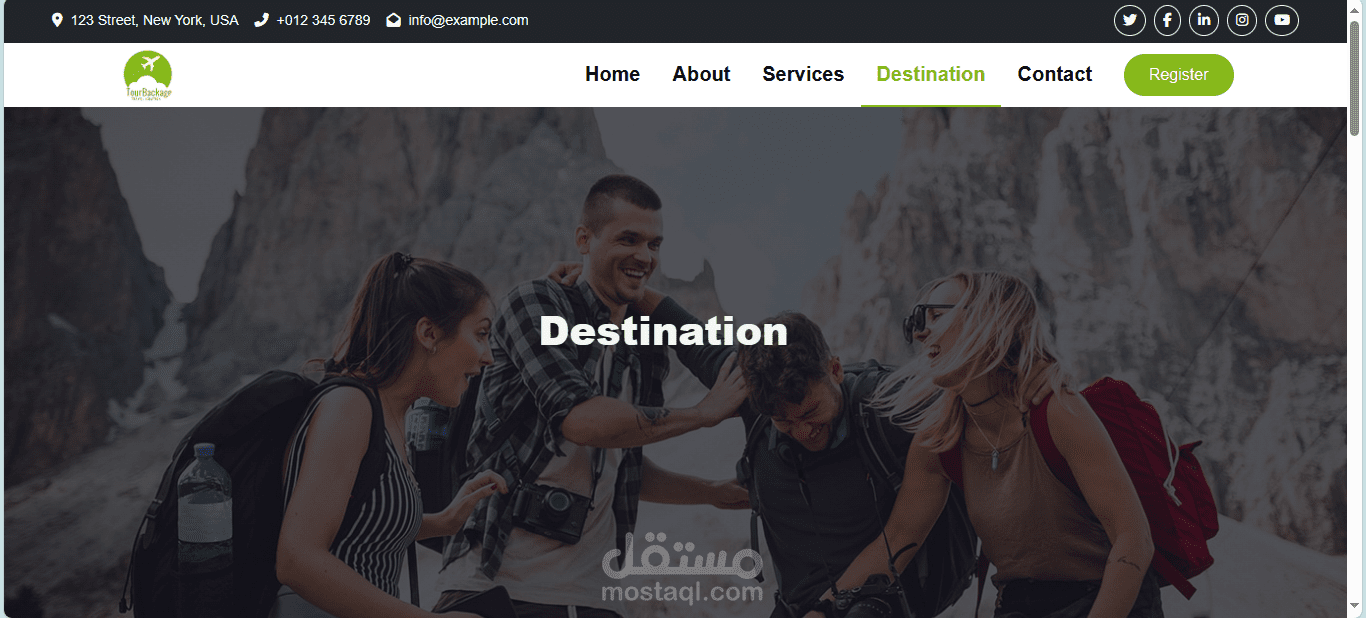 Travel Website | مستقل
