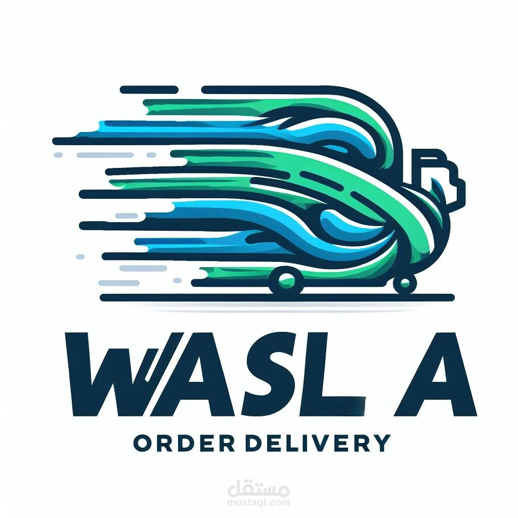 Logo designs for an order delivery company called "WASLA" | مستقل