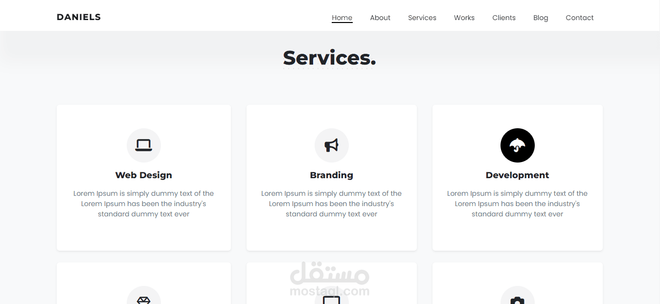 Daniels Personal Portfolio | مستقل