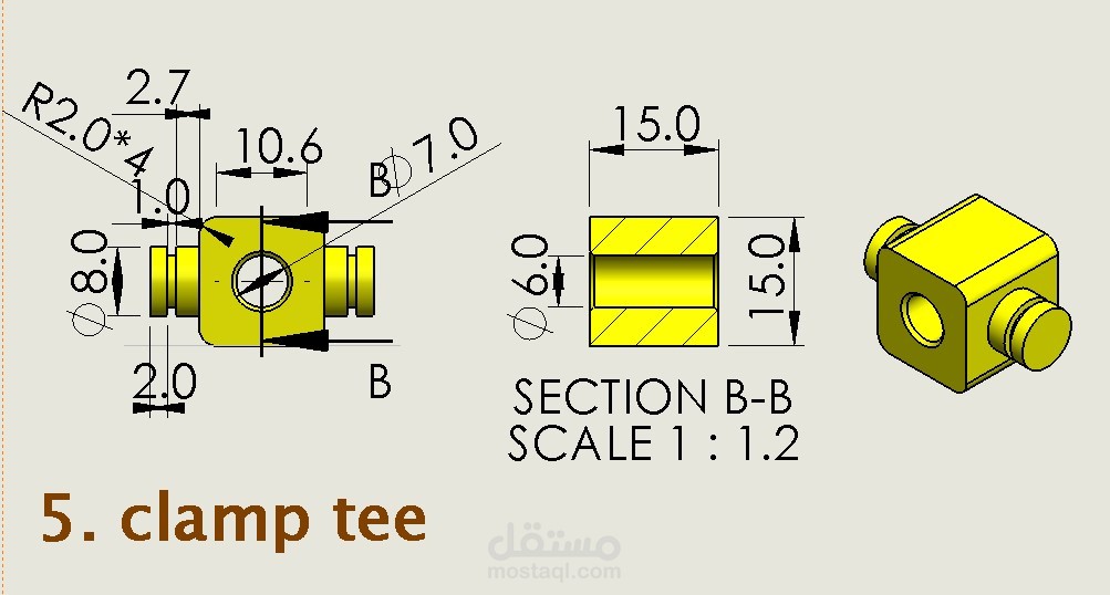 Key Clamp System.drawing Manual clamp drawing | مستقل