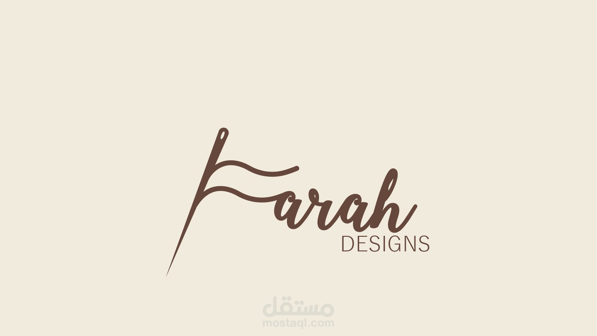 Farah Designs| Logo & Brand Identity | مستقل