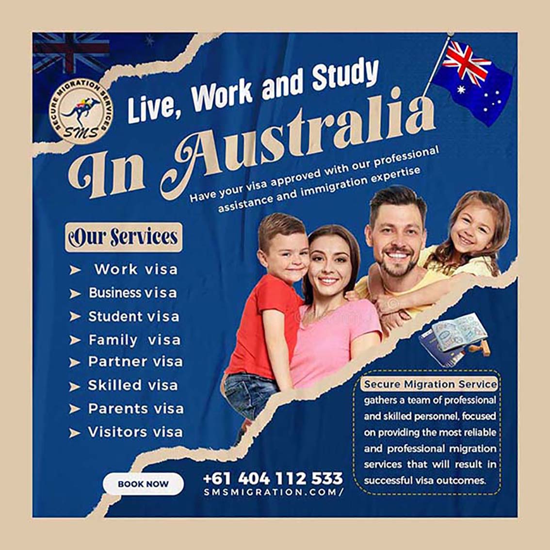 Live Work And Study In Australia Flyer 