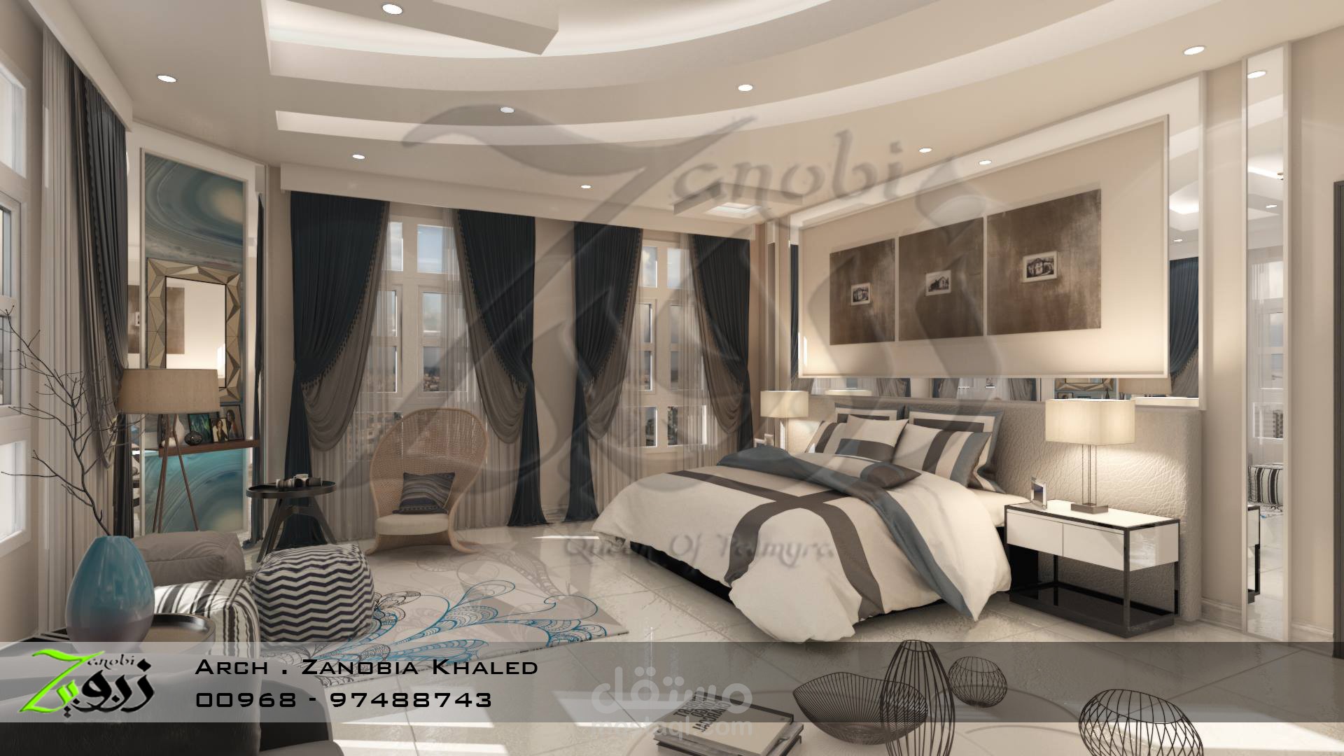 modern bedroom | مستقل