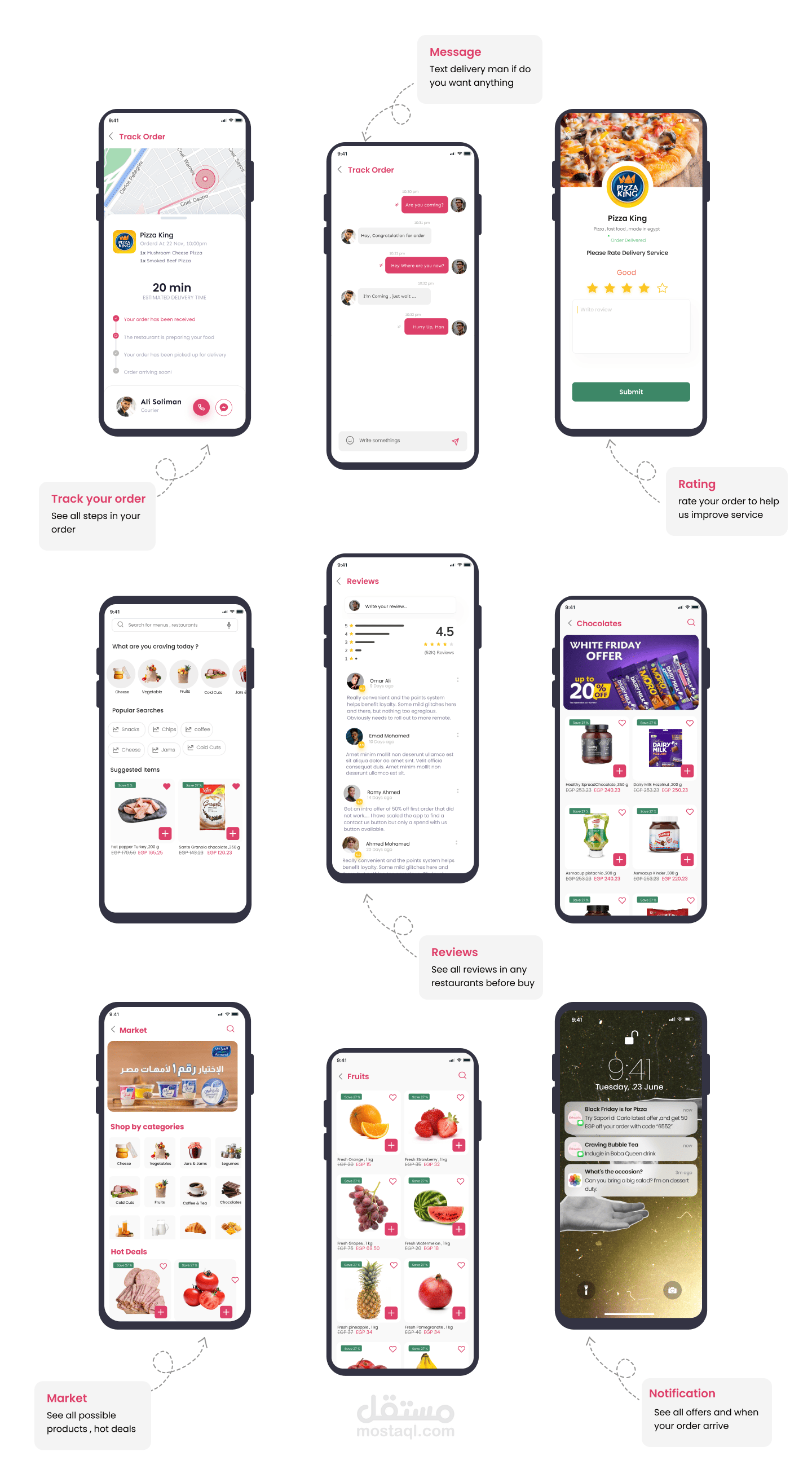 B.Basata Food Dilevery App | مستقل