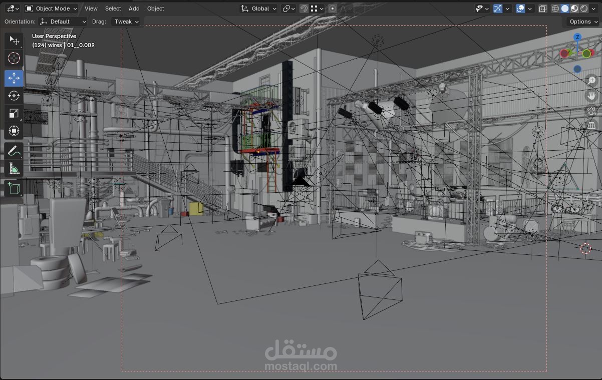 Cyperpunk Alley Street -Set Design | مستقل