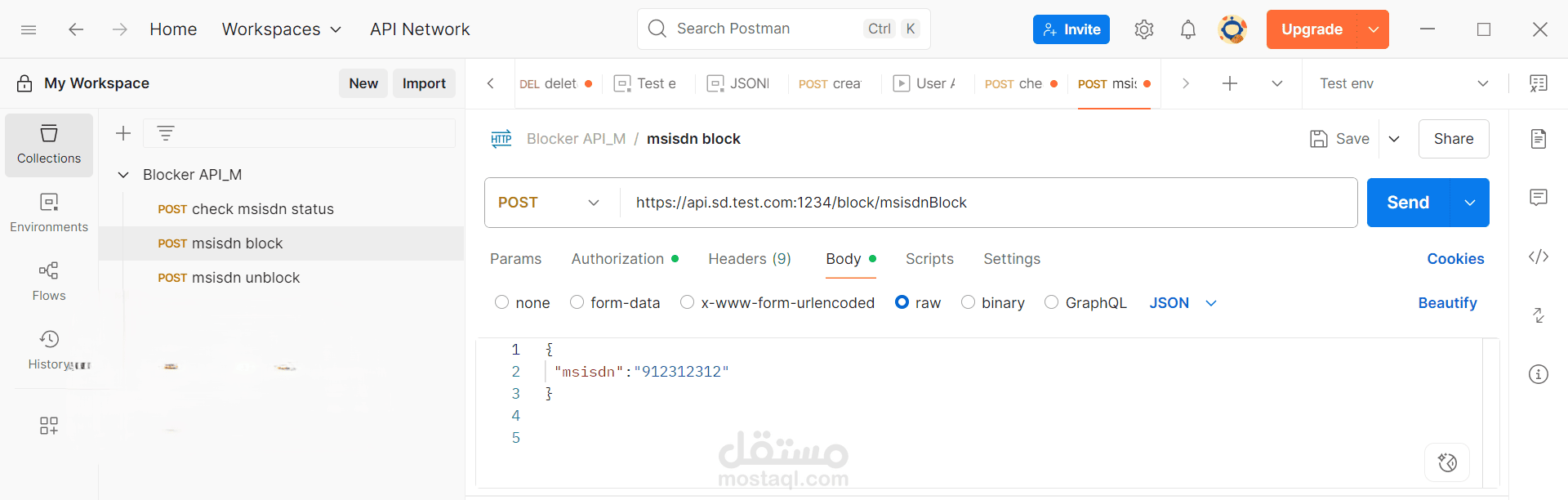 إختبار شامل لواجهات برمجة التطبيقات (API Testing) | مستقل