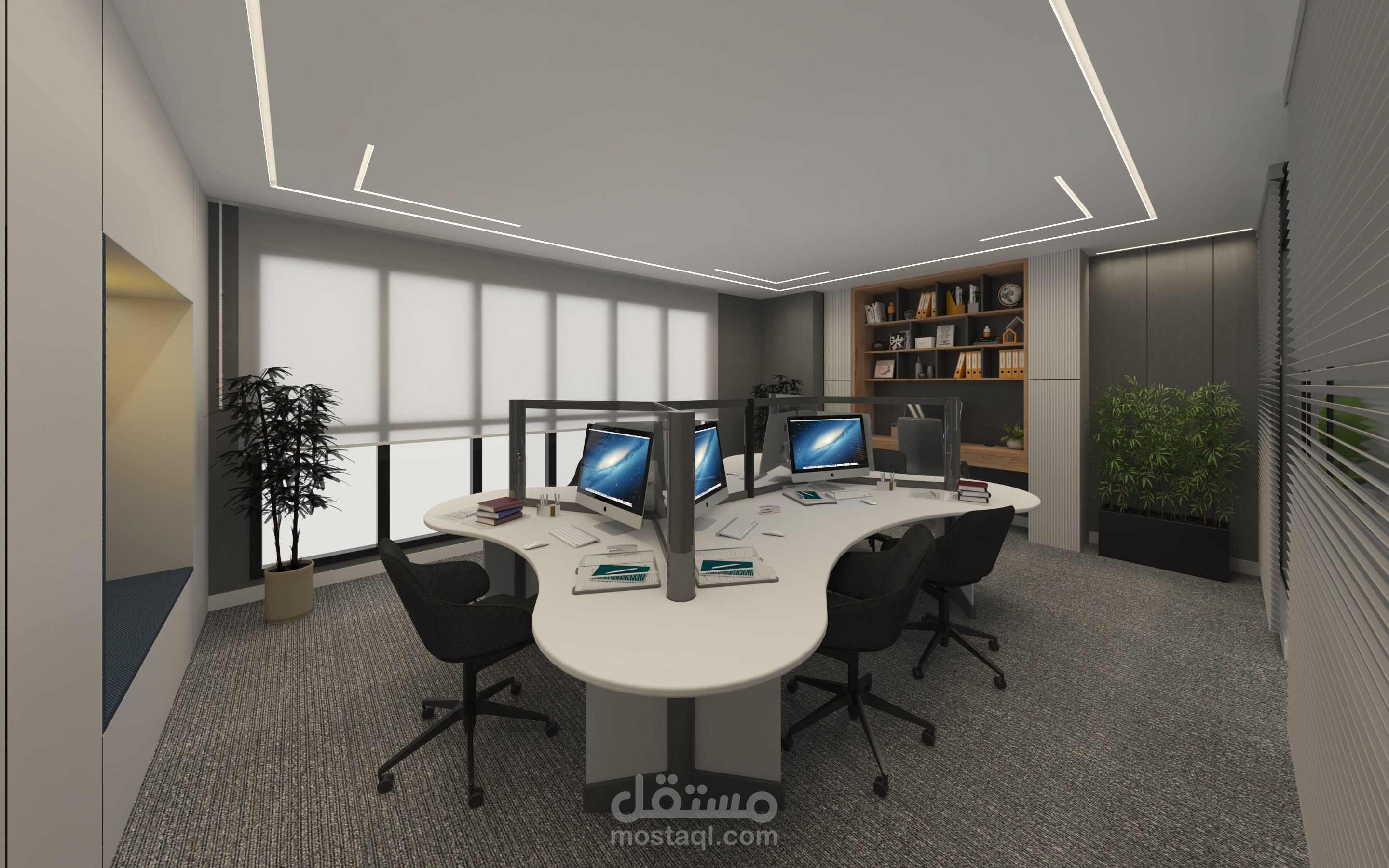 Office interior design | مستقل