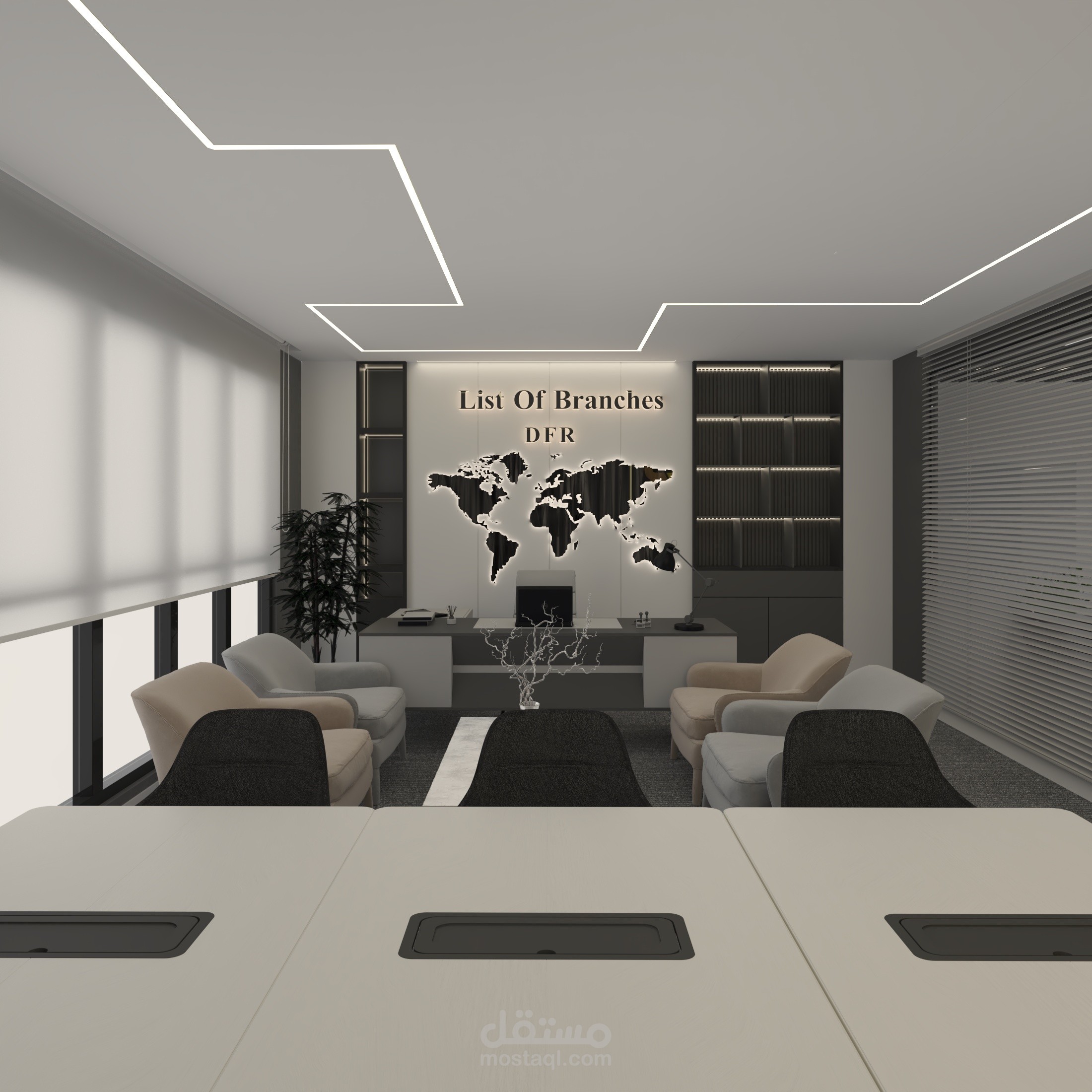 Office interior design | مستقل