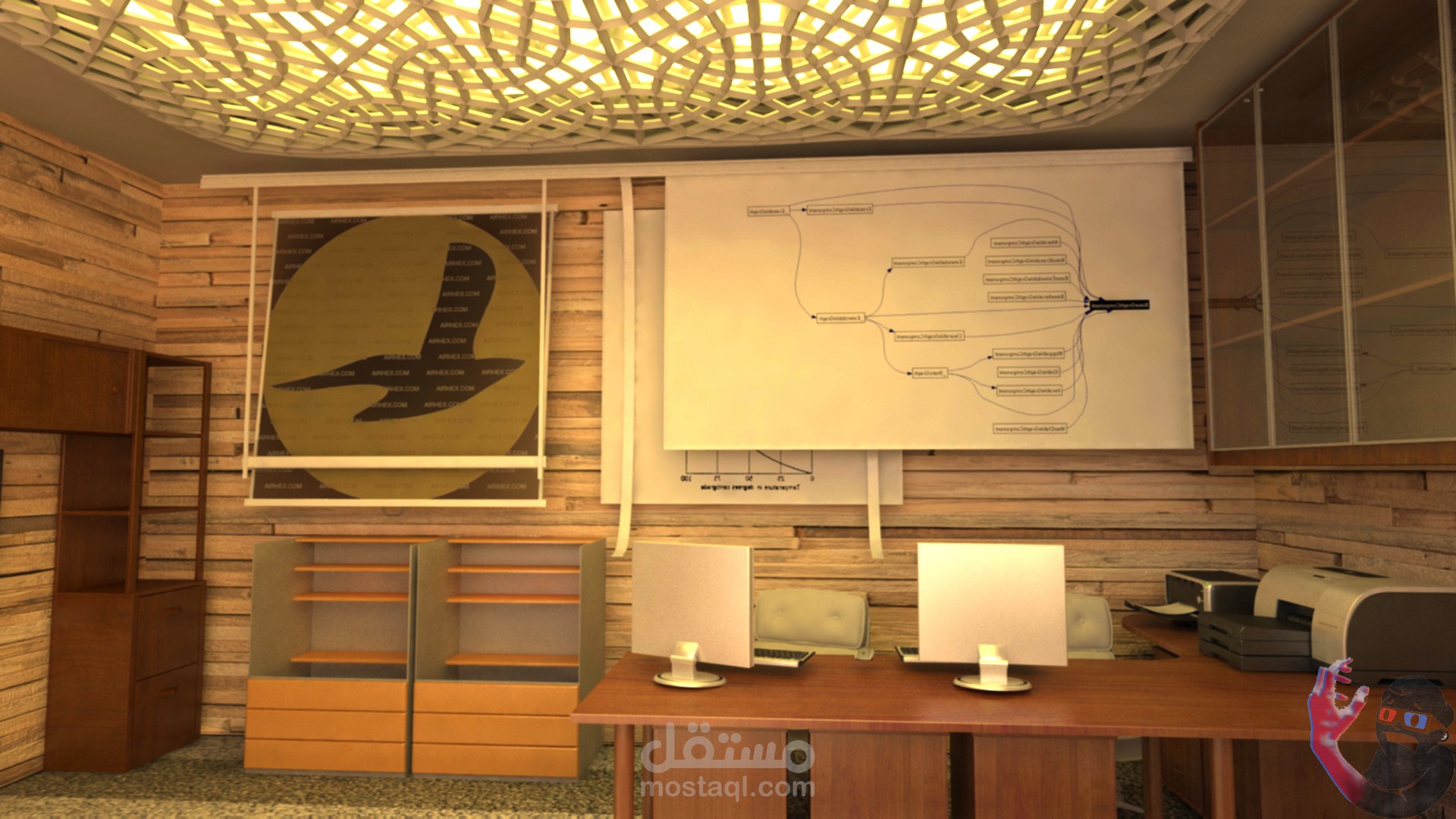 occ office interior design مستقل