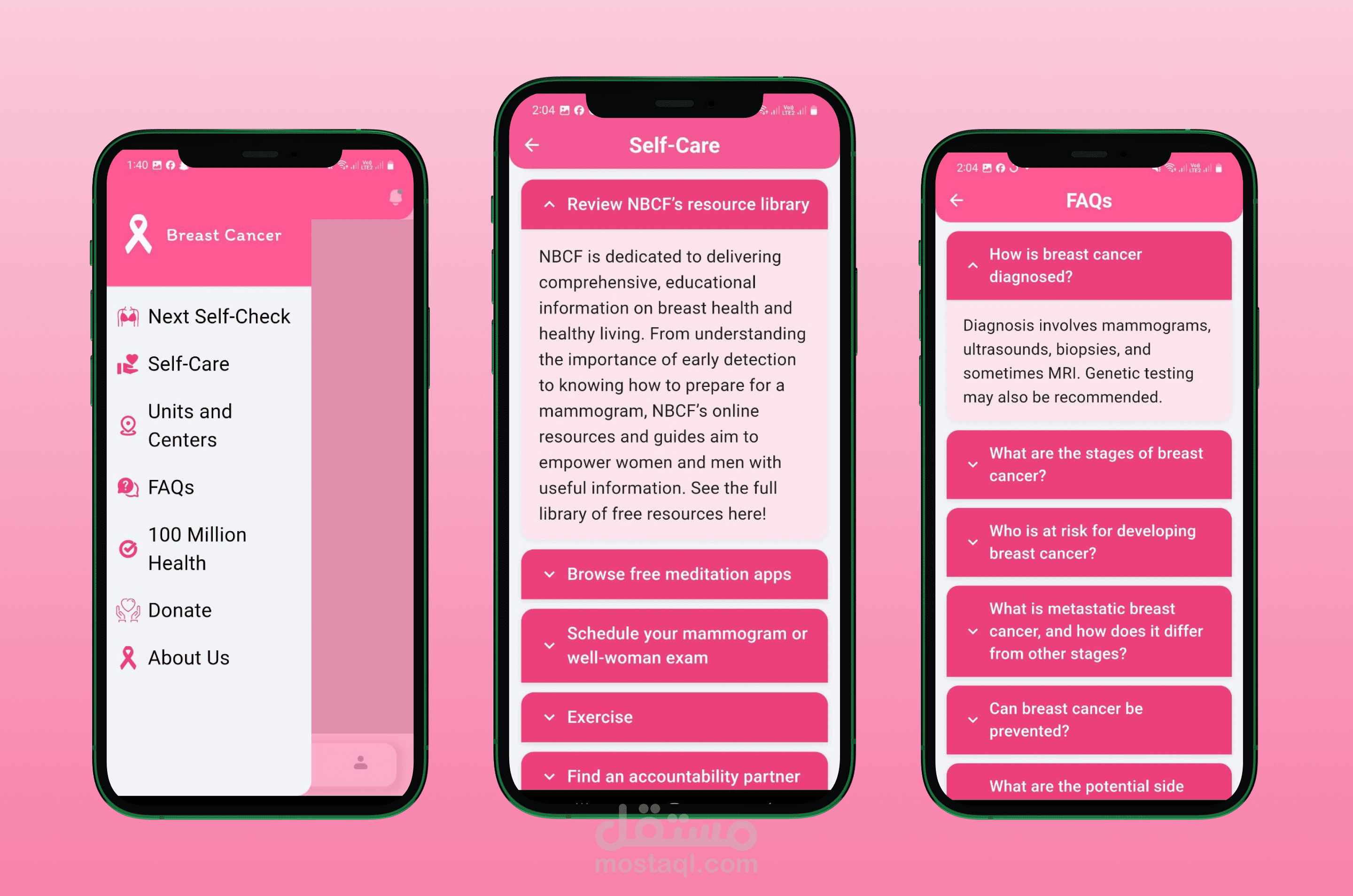 Breast Cancer App | مستقل