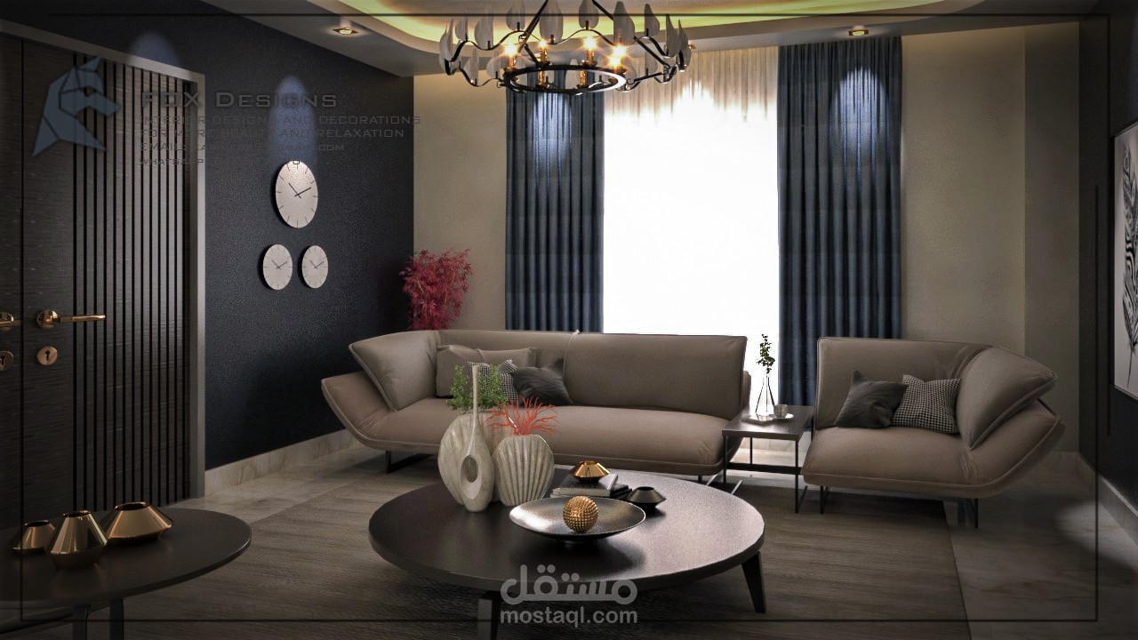 تصميم صالة استقبال - reception design | مستقل