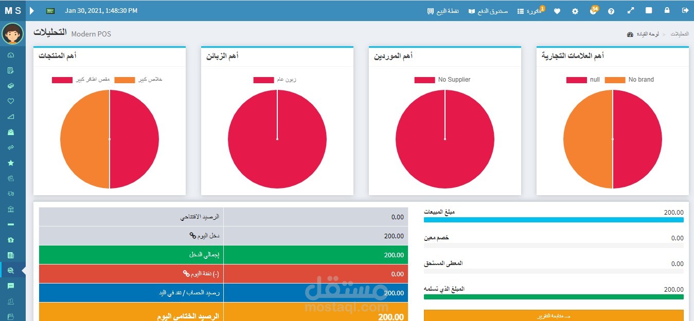 برنامج المبيعات لتسيير المحلات و المخازن | مستقل