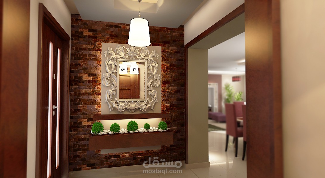 Contemporary Interior design for the entrance and reception of a ...