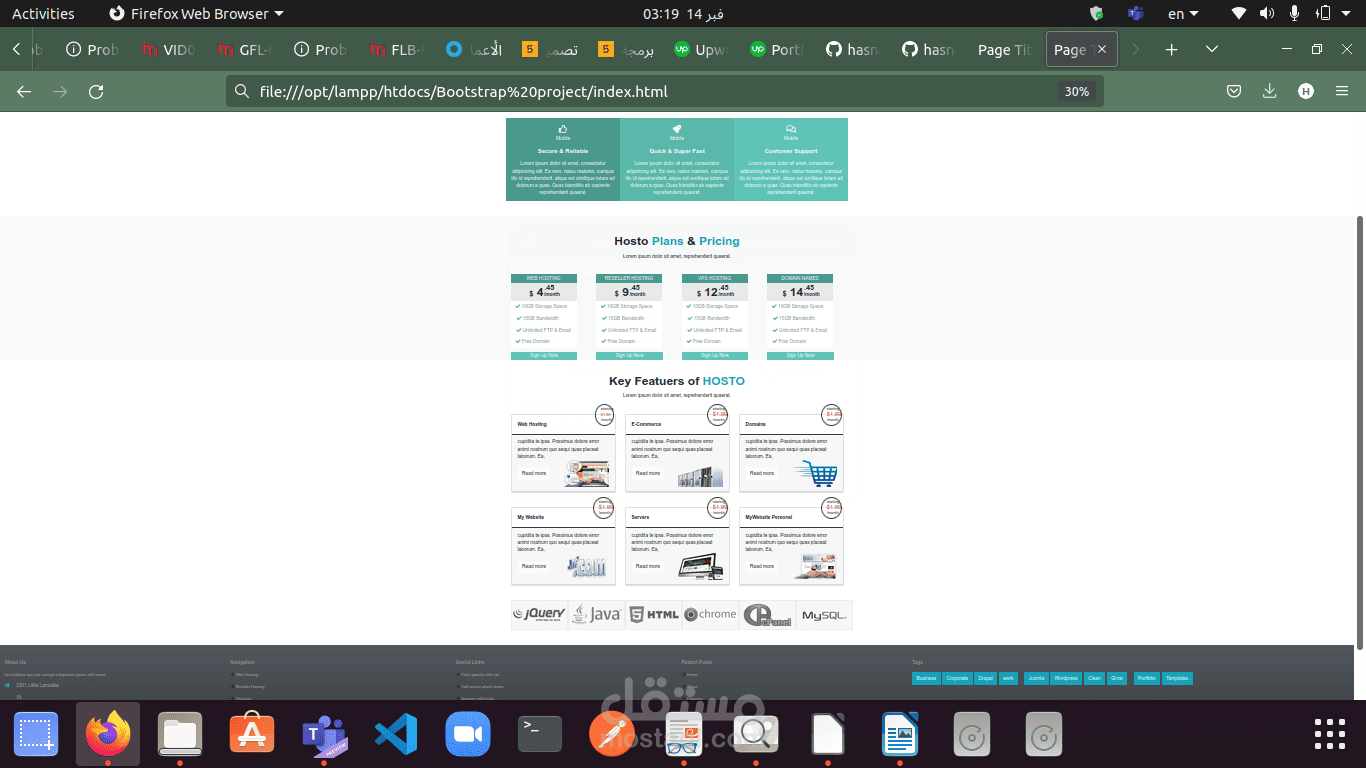 Notebook Pages Bootstrap Bootstrap pages | مستقل