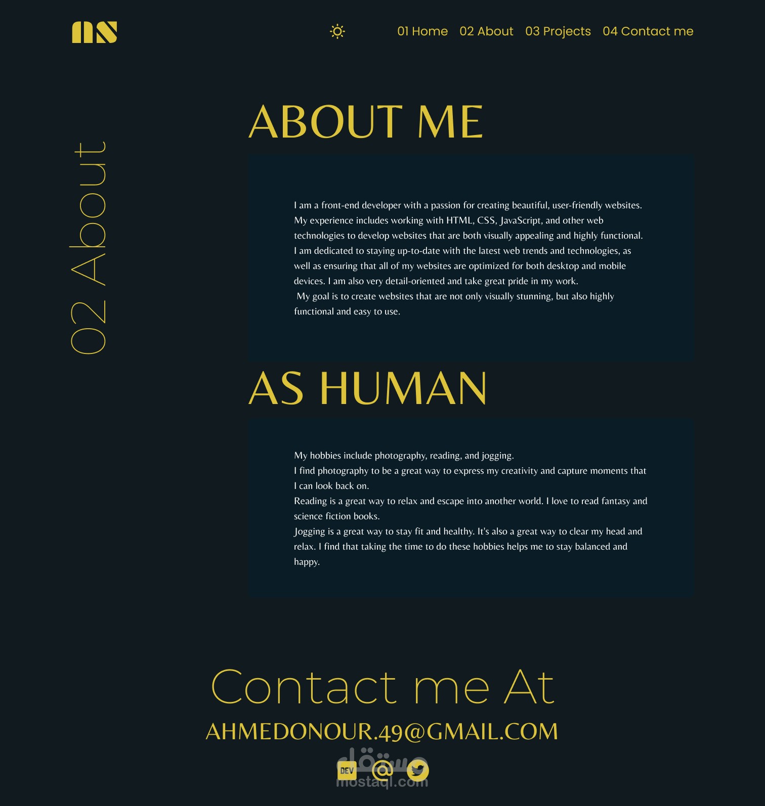My Portfolio | مستقل