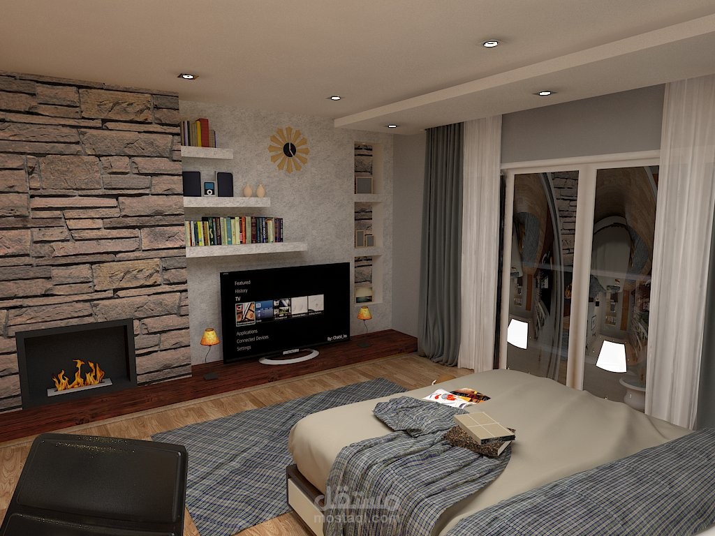 Interior Design - Modern Bedroom | مستقل