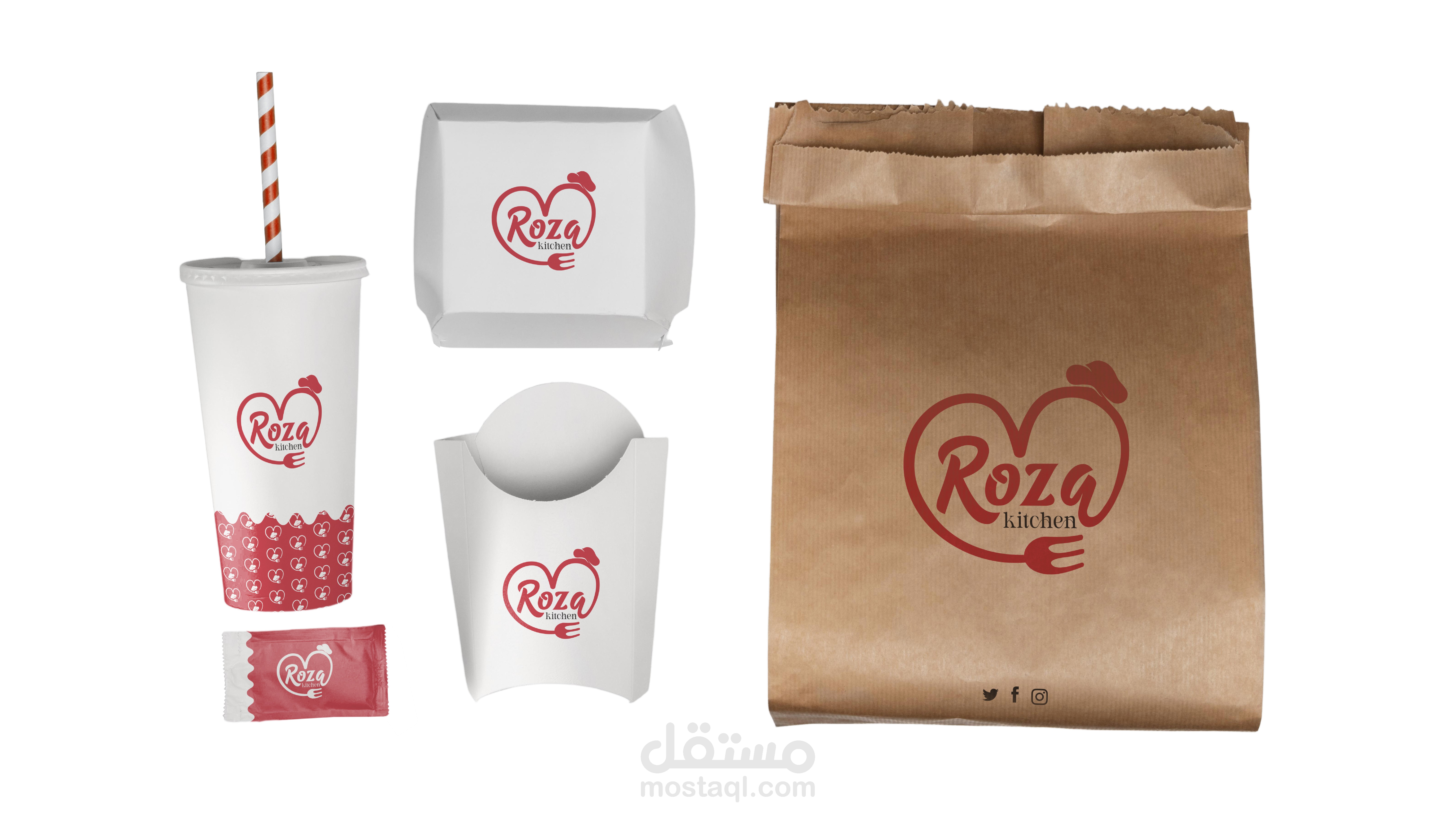 Roza kitchen-Logo | مستقل