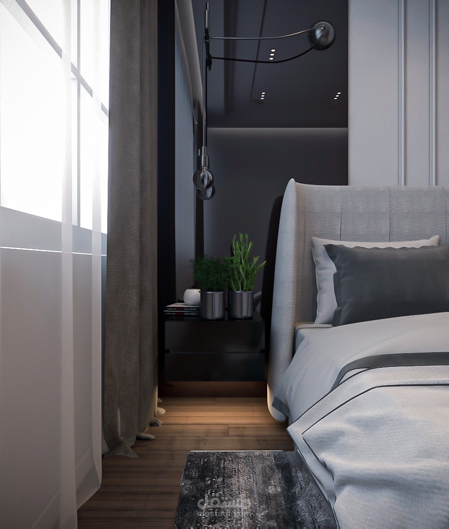 Modern Bedroom design practising) مستقل