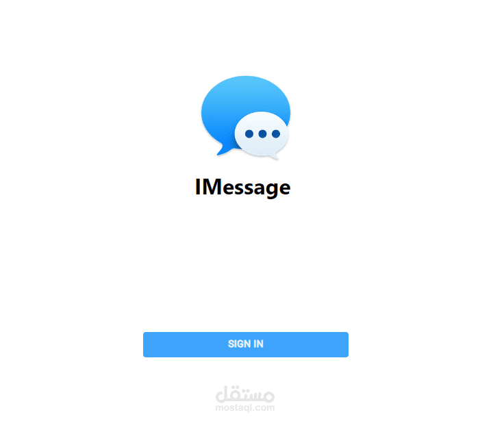 Imessage chat app clone 